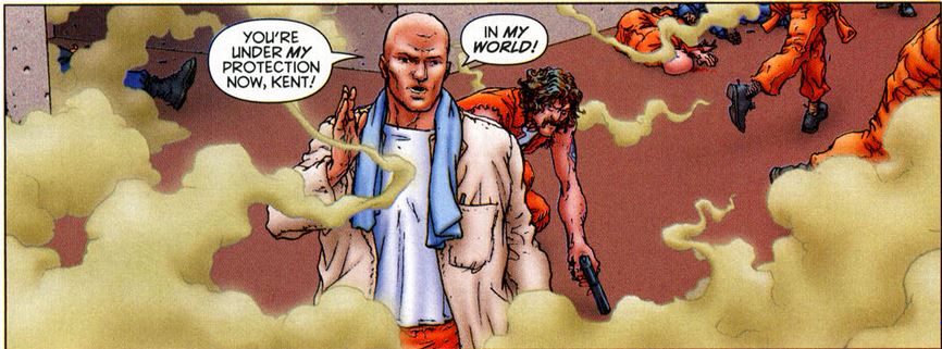 luthor can't see superman right in front of him
