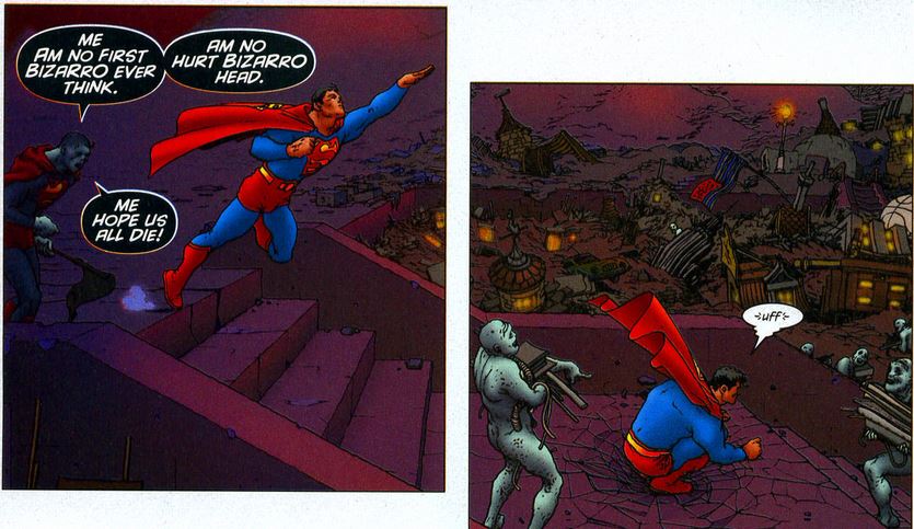 superman unable to fly
