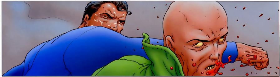 superman punches luthor
