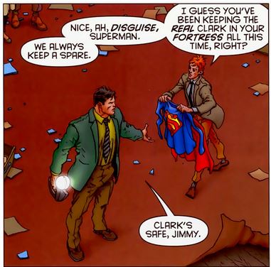 superman talking to jimmy