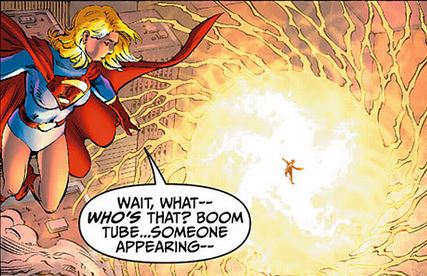 supergirl sees something inside the boom tube