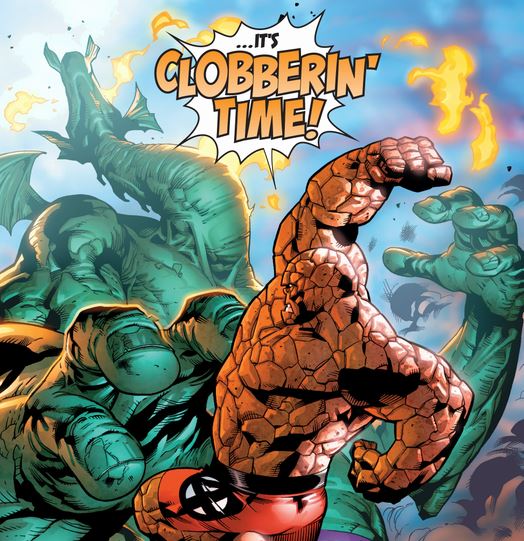 the thing punching fin fang foom