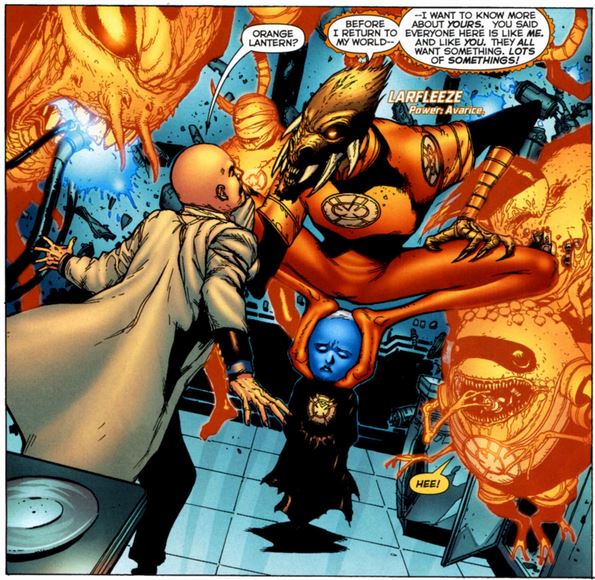 larfleeze and luthor