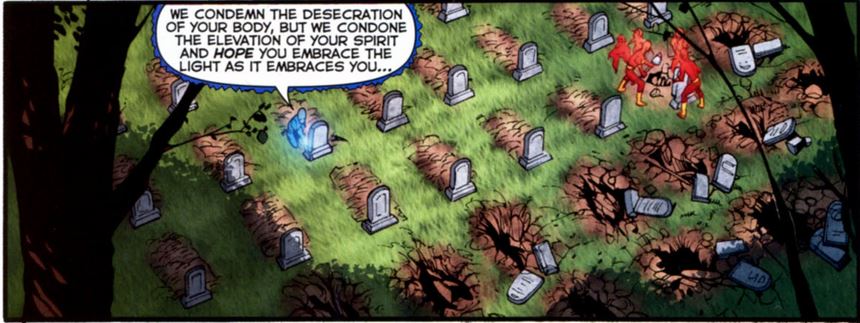 saint walker and the flash burying the dead