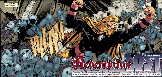 hourman in action with a smile
