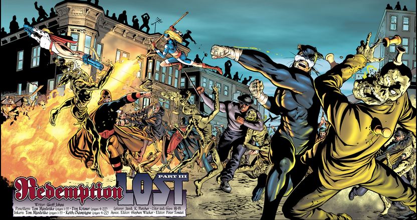 jsa fighting zombies