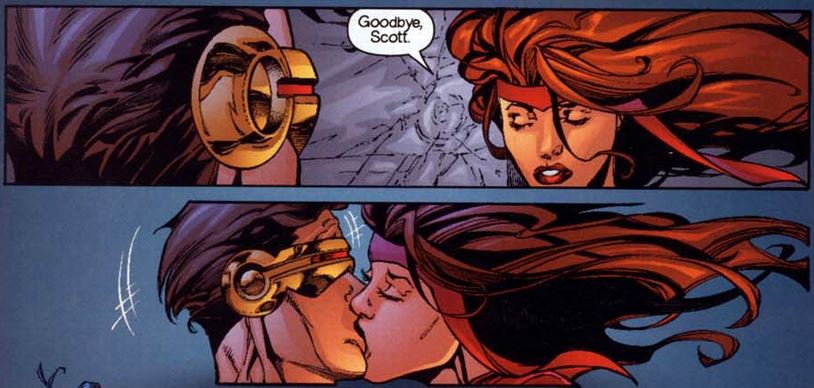 scarlet witch kisses cyclops