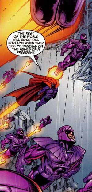 magneto leading the sentinels