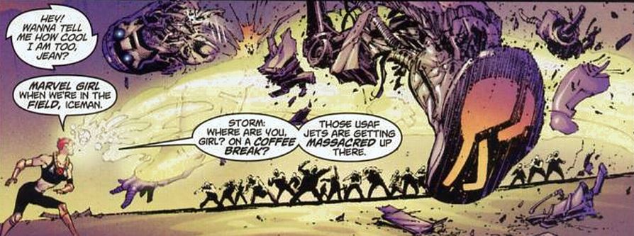 jean grey fighting sentinels