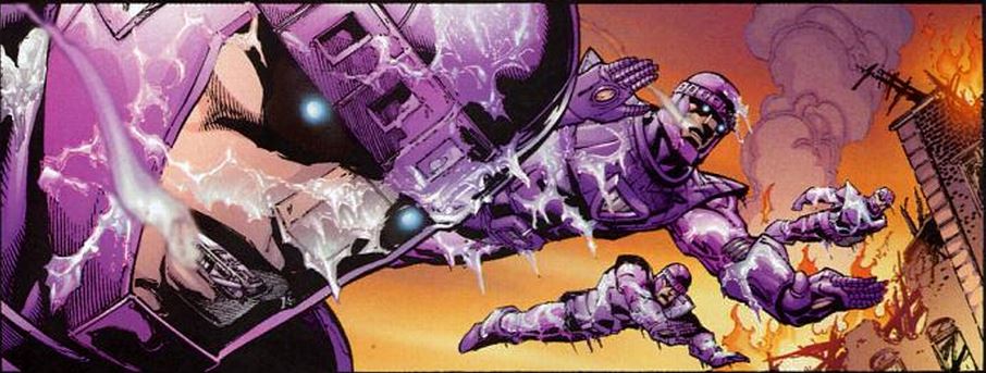 iceman fighting sentinels