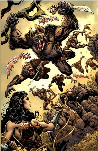 wonder woman under attack