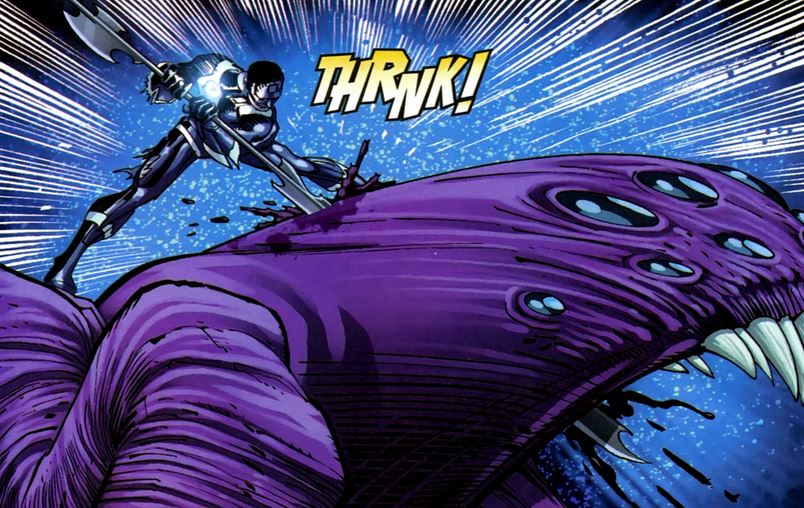 black bolt slays a monster