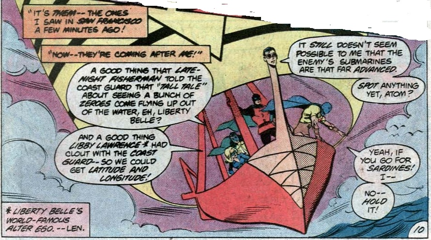 plastic man as a flying boat