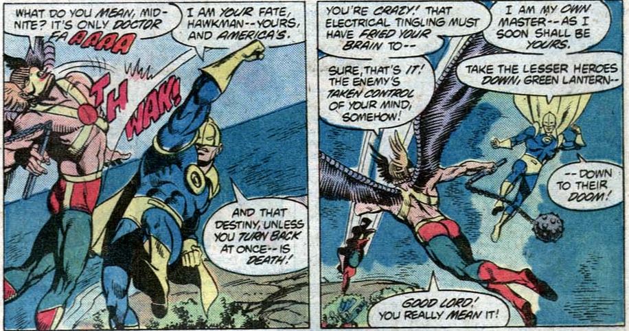 doctor fate turns against the squadron