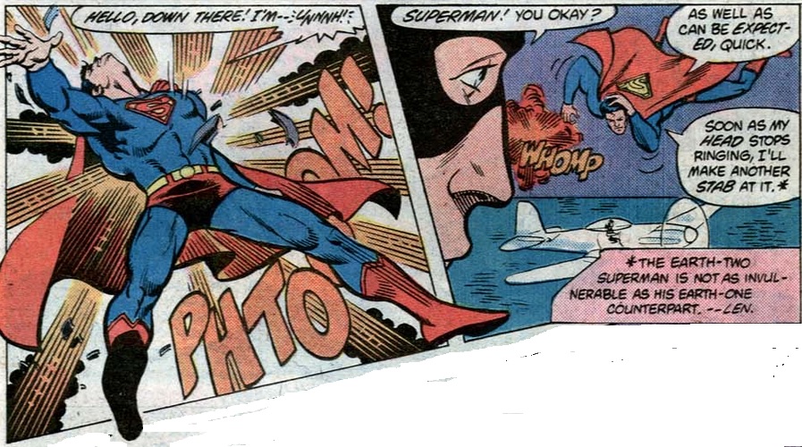 superman hit by anti-aircraft fire