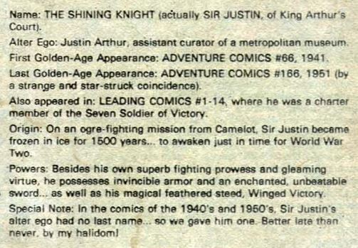 shining knight fact file