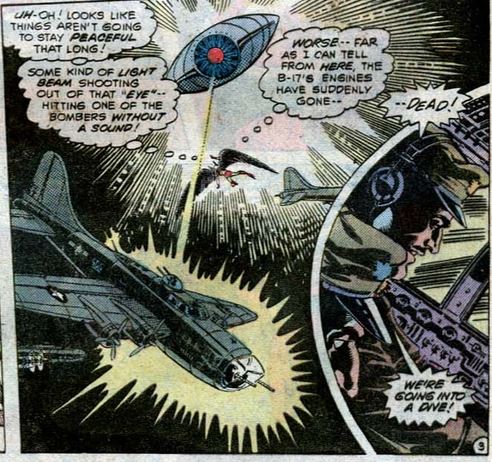 a ufo shuts down a b-17