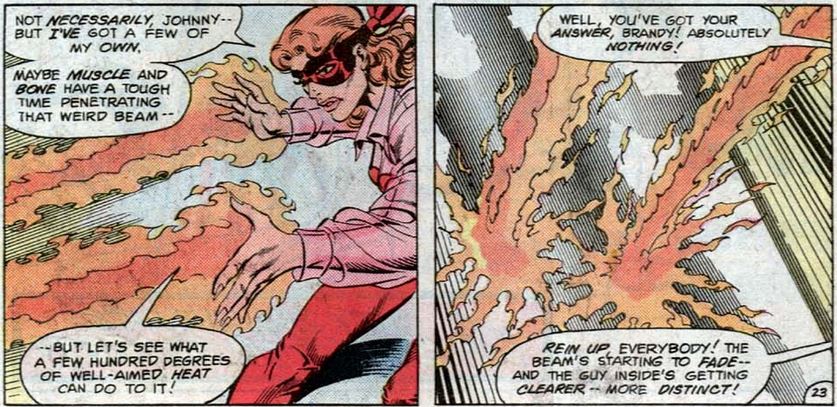 firebrand attacking an alien