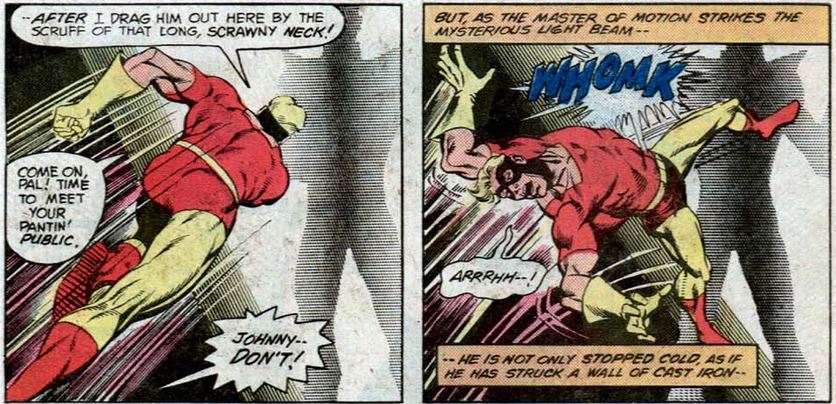 johnny quick attacking an alien