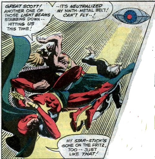 hawkman and starman loses flight