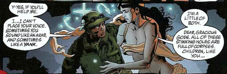 promethea helping a soldier