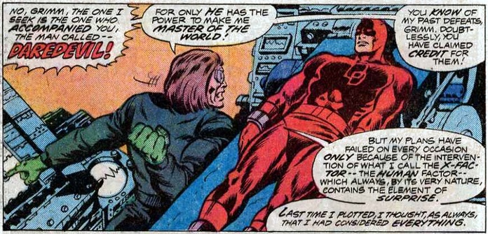 The Mad Thinker has captured Daredevil