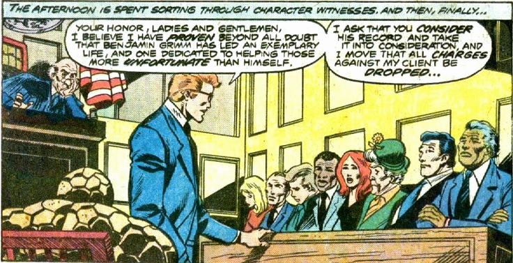 Matt Murdock in action in court