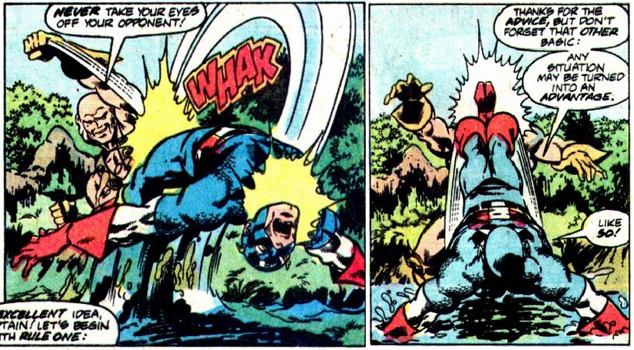 Victorius fights Captain America