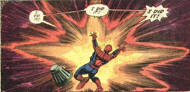 Spider-Man frees Adam Warlock from the Soul Gem
