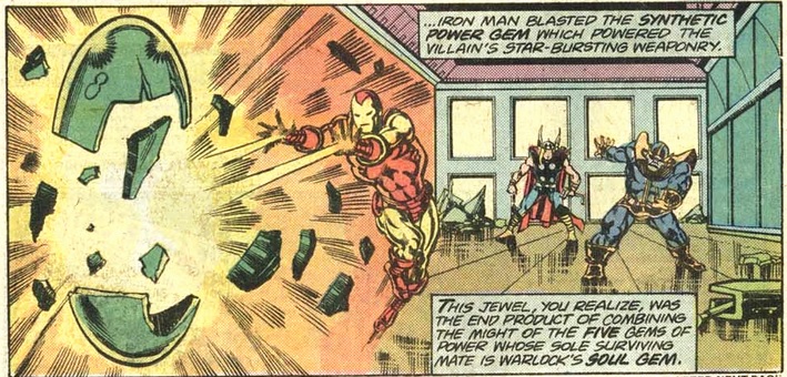 Daredevil and the Thing held hostage by the Mad Thinker