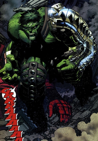 A really really angry Hulk