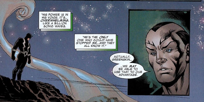 The Hulk talking about Black Bolt