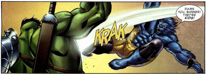 Korg recalls his race's earlier encounter with Thor