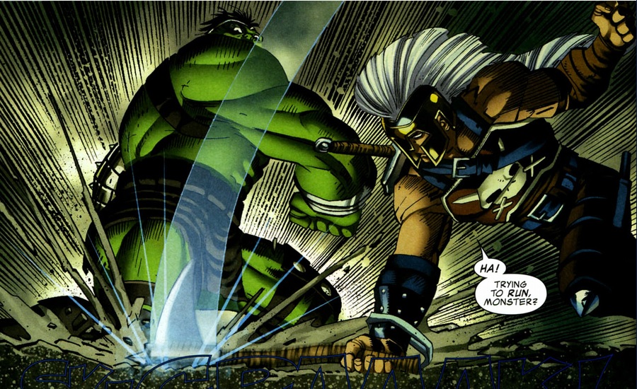 Ares strikes the Hulk
