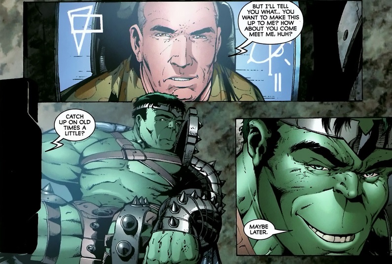 Talbot challenges the Hulk