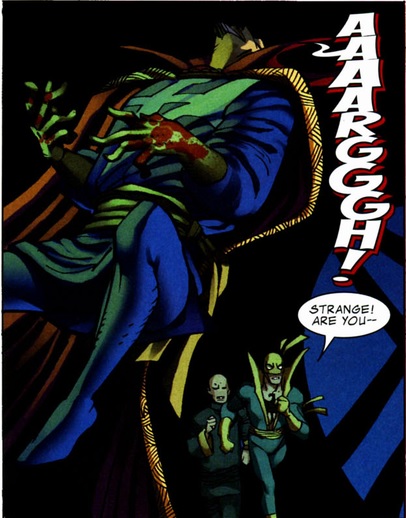 Doctor Strange's hands are damaged