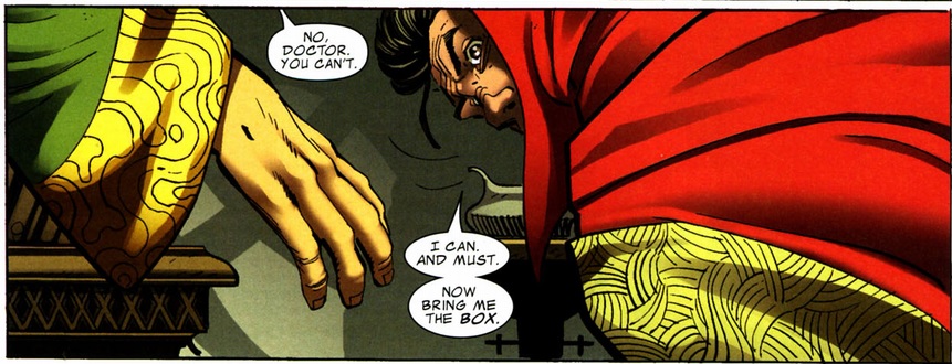 Doctor Strange frightened