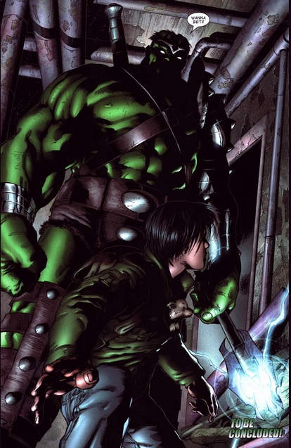 Hulk looms over Amadeus Cho