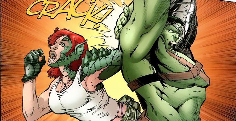 Hulk breaks Mess' arm