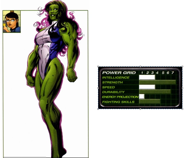 She-Hulk and her power grid