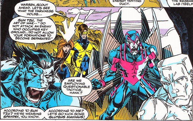 The original X-Men in Muir Isle