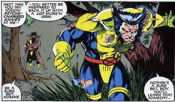 Wolverine and Gambit part ways