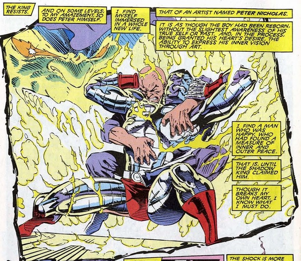 Professor X frees Colossus from the Shadow King's influence