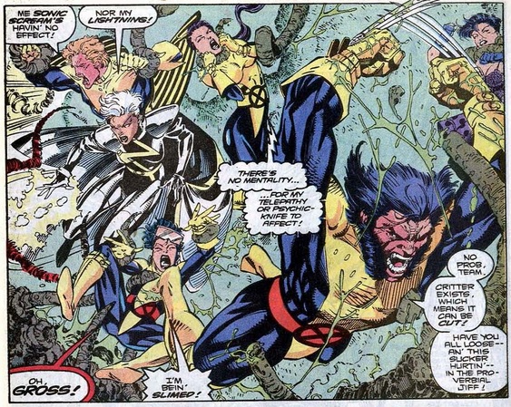 The X-Men are attacked by their environment