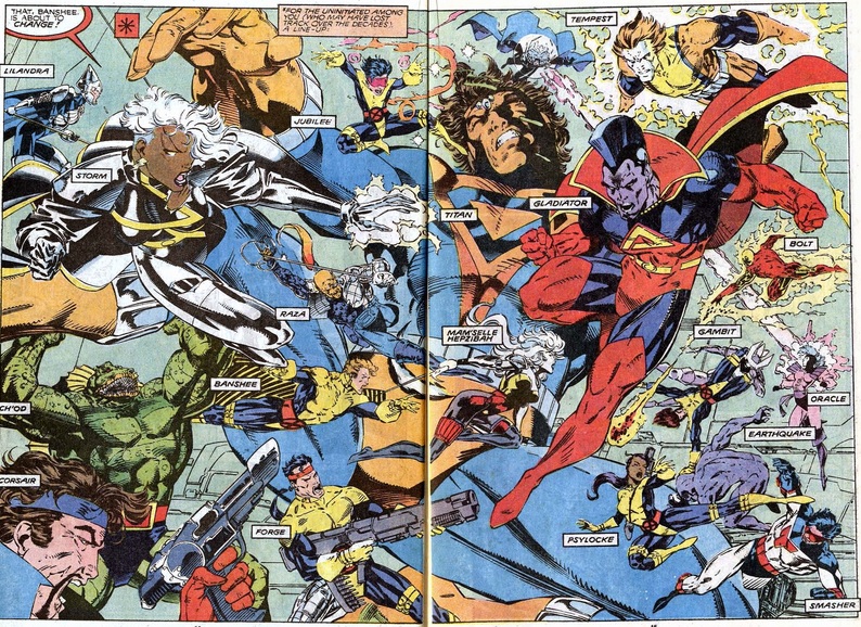 X-Men and Starjammers against the Imperial Guard