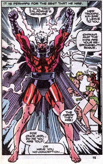 Magneto summons his costume