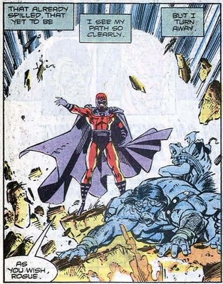 Magneto lets his foes live