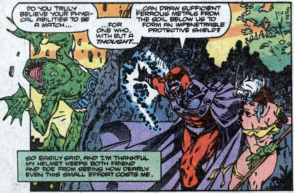 Magneto forms a metal shield