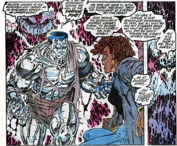 Mind-controlled Colossus confronts Stevie Hunter