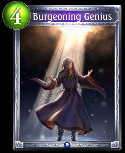 shadowverse burgeoning genius